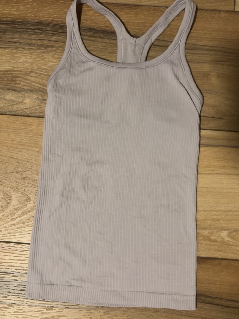 Ribbed ebb to street lulu Tank Top in Light purple